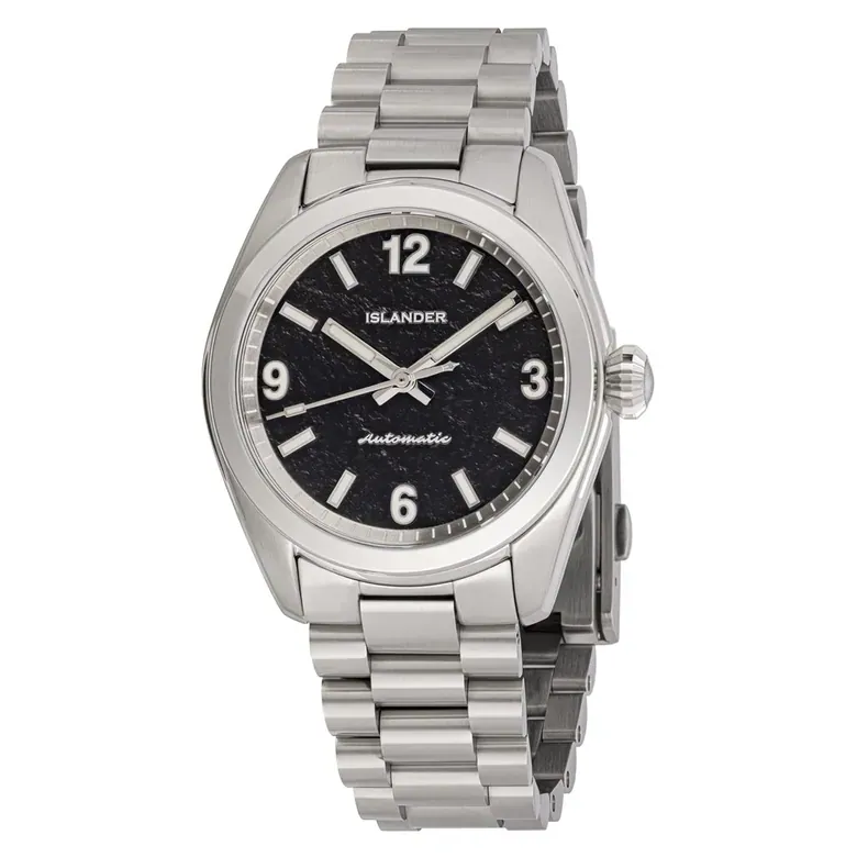 Islander Brookville Calligraphy Edition Watch with Black Parchment Dial #ISL-368