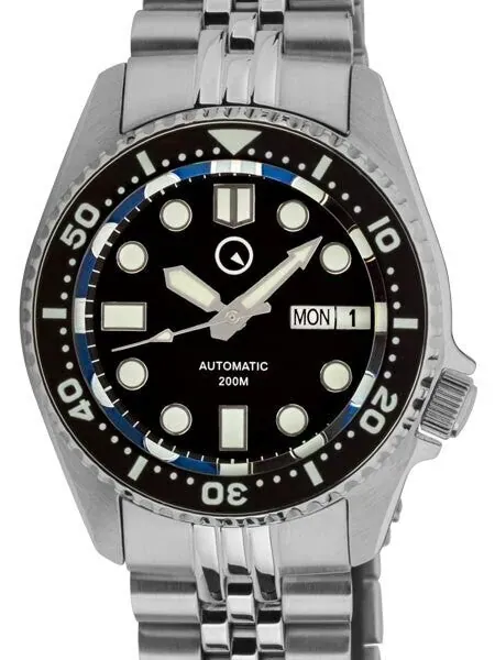 Scratch and Dent - Islander 38mm Automatic Dive Watch  AR Sapphire Crystal, and Luminous Ceramic Bezel Insert #ISL-05