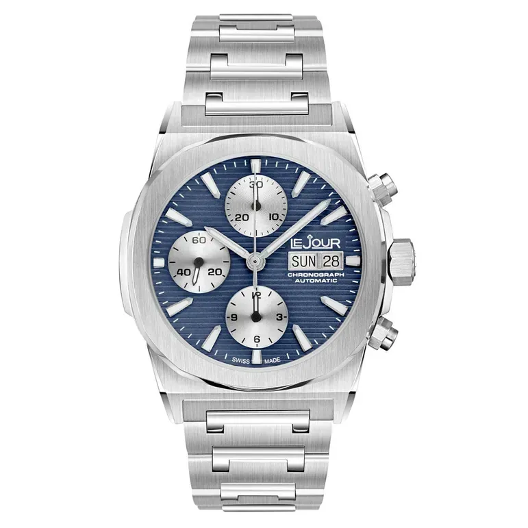 Le Jour Rally Monte-Carlo Automatic Chronograph with Dark Blue Dial #LJ-RMC-003