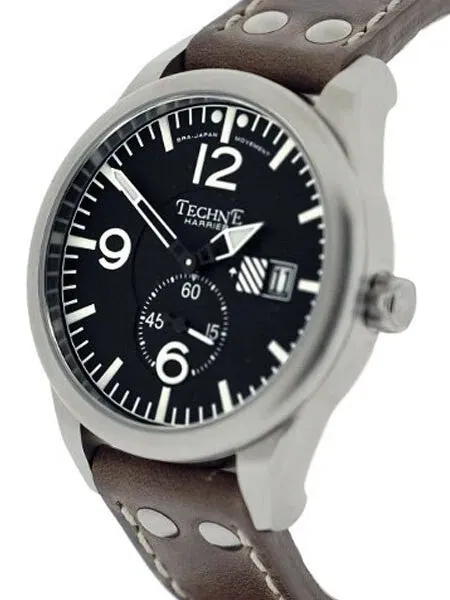 Techne 41mm Harrier Aviator Quartz Watch with Anti-Reflective Sapphire Crystal  #375.042