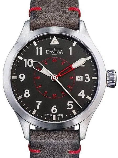 Davosa Swiss Automatic Neoteric Pilot Watch with Black Dial #16156556