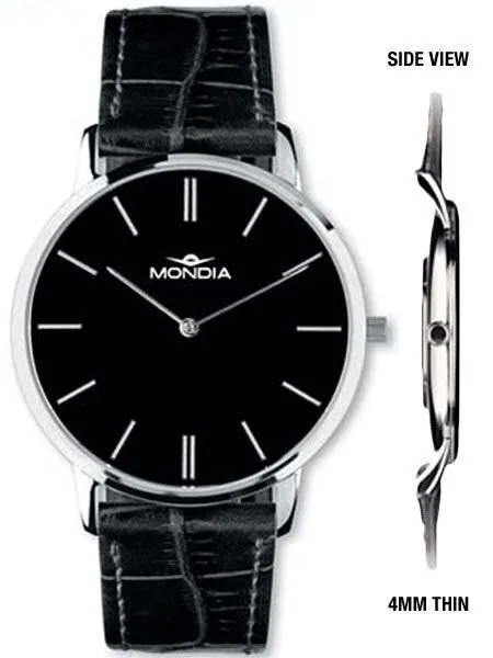 Mondia Classic Ultra-Thin Dress Watch with Sapphire Crystal #1-692-1