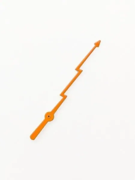 Orange Lightning Bolt Seconds Hand For Seiko Seiko SKX007, SKX009, SKX011, SKX173, SNZF17 (series) and SNZH55 (series) watches #H06