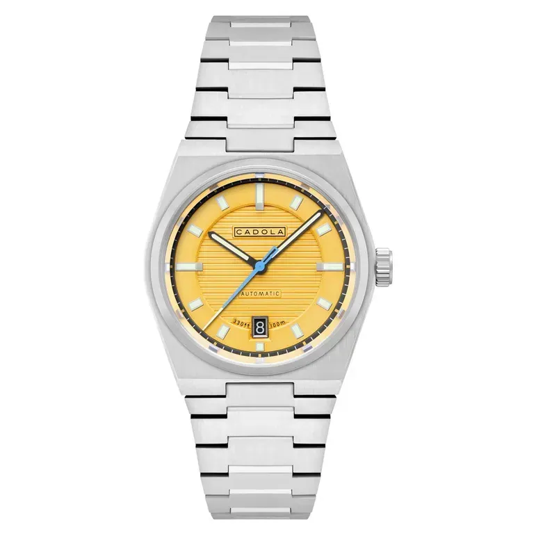 Cadola Lydden Hill Automatic Headlight Yellow Dial #CD-1056-55