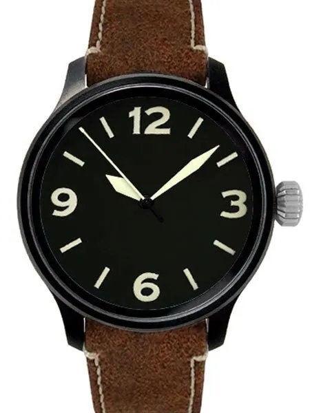 Aristo 42mm Aviator Swiss Automatic Watch with Sapphire Crystal #0H09