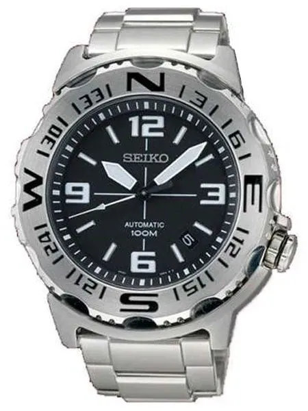 Seiko Superior Compass Bezel Automatic Field Monster Watch #SRP441