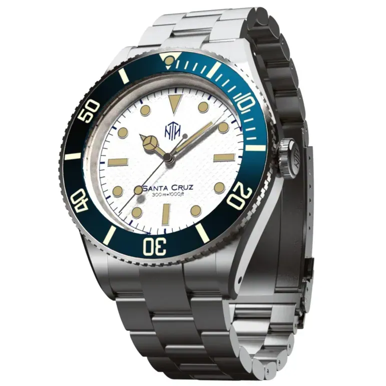NTH Santa Cruz 300-Meter Hi-Beat Automatic Dive Watch with an AR Sapphire Crystal #WW-NTH-SCWN