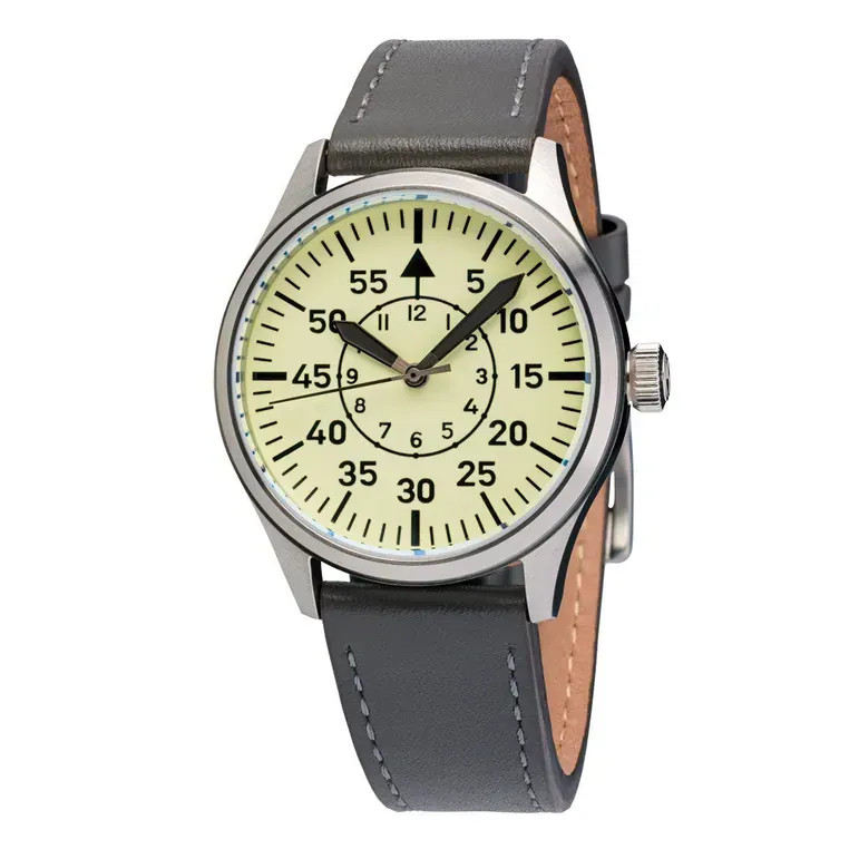 Islander 39mm Automatic Pilot watch with Full Lume Dial and Sapphire Crystal #ISL-112
