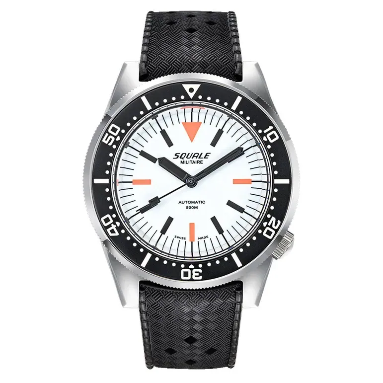 Squale Militaire 500 Meter Swiss Automatic Dive Watch with Full Lume Dial #1521LUMIWT.HT