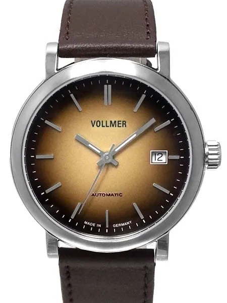 Vollmer Brown Focus Swiss ETA Automatic Watch with Ombr??-like Brown Dial #4H172