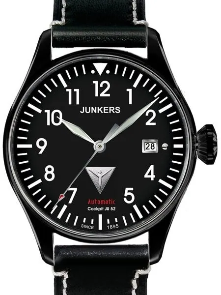 Junkers Cockpit JU52 Series 21-Jewel Automatic Watch #6152-2