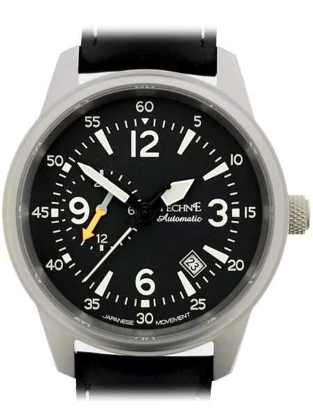 Techne Automatic 41mm Goshawk Aviator Watch with Anti-Reflective Sapphire Crystal  #411.051
