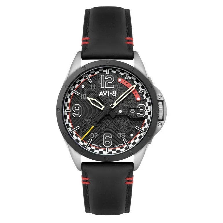 AVI-8 P-51 Mustang Twilight Tear Automatic LE with Twilight Black Dial #AV-4111-01