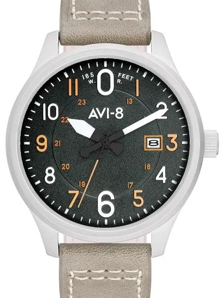 AVI-8 Hawker Hurricane Aviator Watch with Altimeter Style Dial #AV-4053-0G