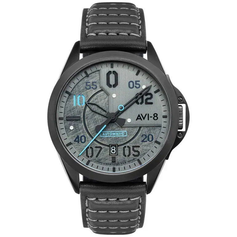 AVI-8 P-51 Mustang Hitchcock, Automatic Pilot Watch with AR Sapphire Crystal #AV-4086-04