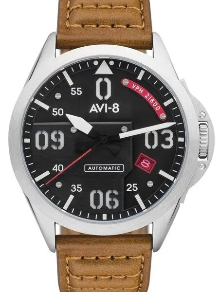 AVI-8 24-Jewel Automatic Bottisham Limited Edition P-51 Mustang #AV-4069-01