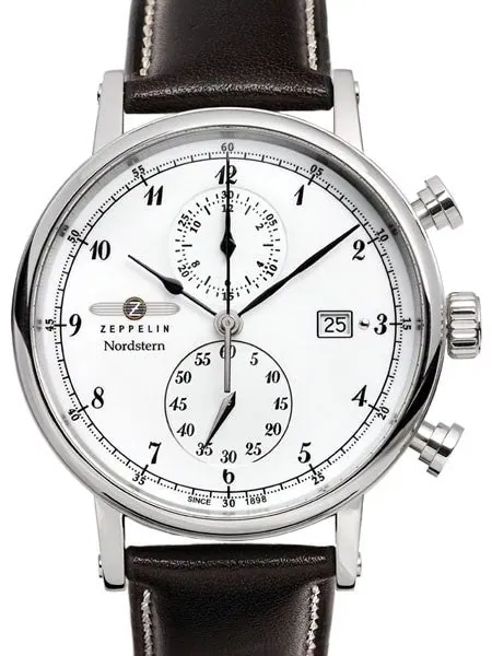 Graf Zeppelin Nordstern Series Two-Eye Swiss Quartz Chronograph #7578-1