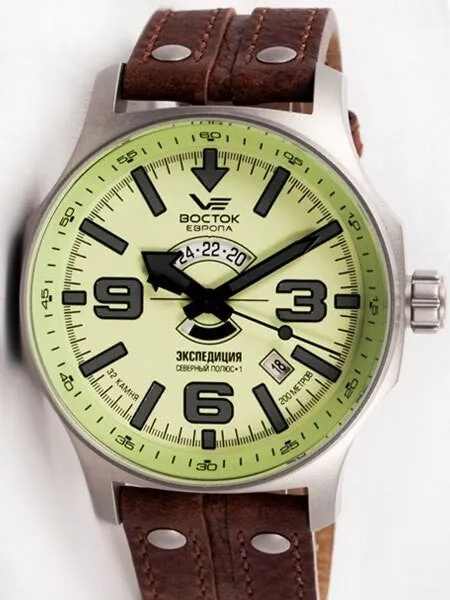 Vostok-Europe Expedition North Pole-1 Automatic Watch with 24-hour Sub-Dial #5955225