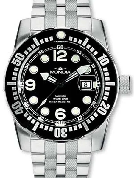 Mondia Wave 500 Meter Swiss Automatic Dive Watch with Helium Release #1-703-1