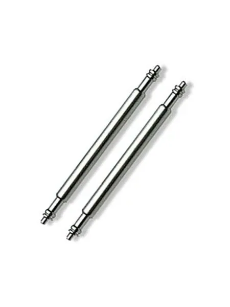 Pair of Thick 22mm Double Flange Spring Bars for Watch Straps and Bracelets #SDF-178S-22