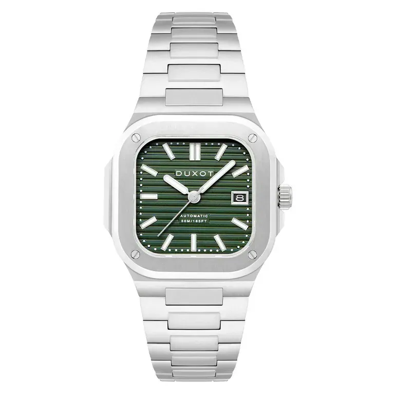 Duxot Quadrata Automatic in Sage Green #DX-2073-22