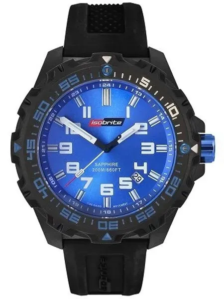 Armourlite Isobrite Blue Dial Watch with T-100 Tritium Illumination and Sapphire Crystal #ISO301