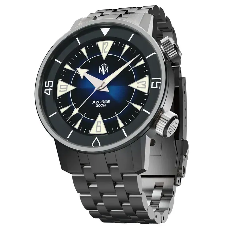 NTH Azores 200-Meter Hi-Beat Automatic Dive Watch with a DD AR Sapphire Crystal #WW-NTH-TZBN