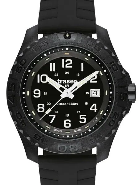 Scratch and Dent - Traser Outdoor Pioneer Watch with Tritium Illumination and Rotating Black Bezel #102905