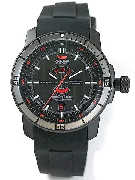 Vostok-Europe Ekranoplan Caspian Sea Monster Tritium Tube Dive Watch 5454108
