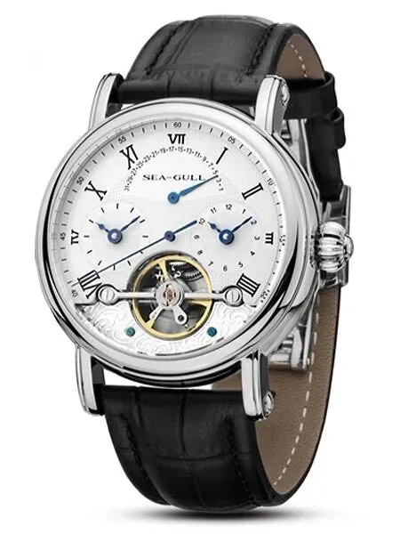Sea-Gull 41mm Automatic Watch with Dual-Time Displays #819.380