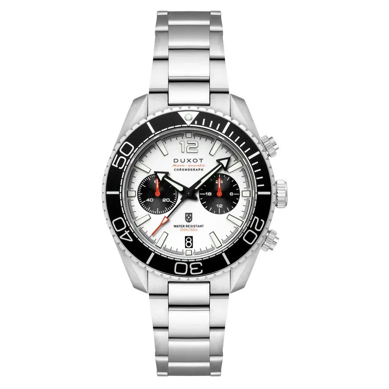 Duxot Tiburon Meca-Quartz Chronograph in Buff White #DX-2062-44