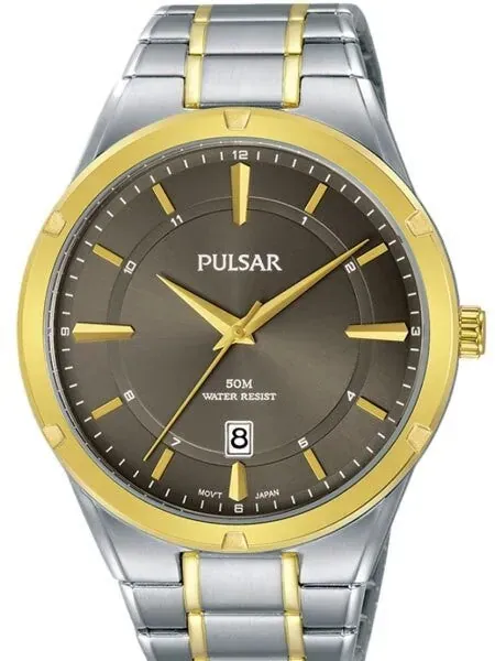 Pulsar Quartz Watch with 42mm Case and Radiant Charcoal Dial #PS9522