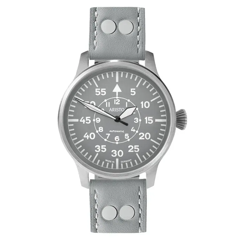 Aristo Swiss Automatic Pilot Watch with Grey B-Dial #3H231