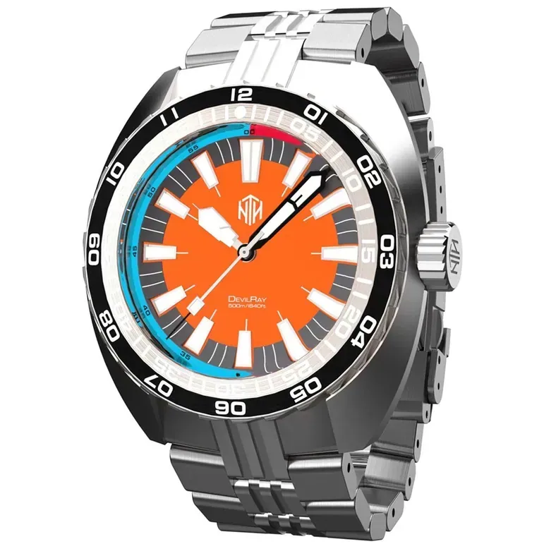 NTH DevilRay 500-Meter Automatic Dive Watch with an AR Sapphire Crystal #WW-NTH-DRON
