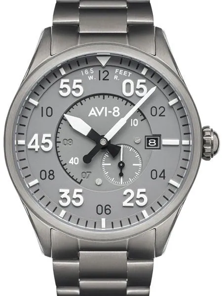 AVI-8 Spitfire Type 300 Edition, 21-Jewel Automatic Pilot Watch, AR Sapphire Crystal#AV-4073-44
