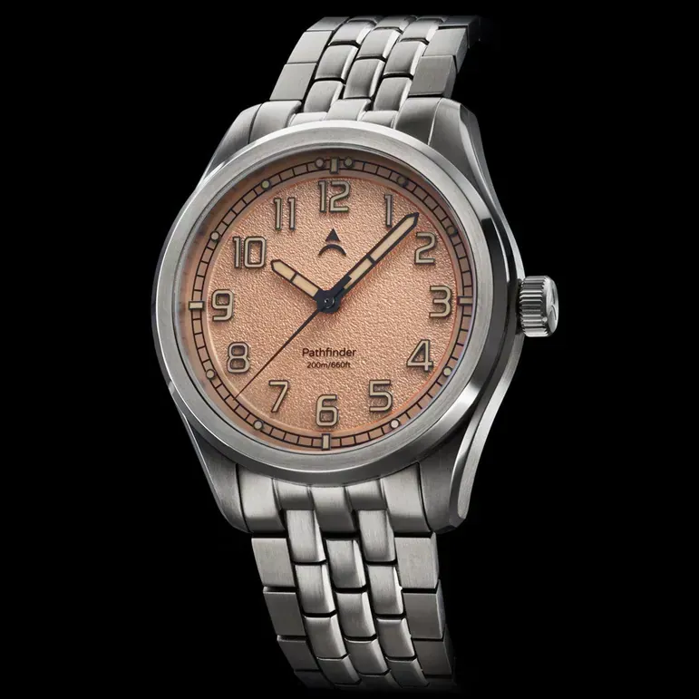 Axios Pathfinder 200M Everyday Watch with Salmon Dial #AX-PTH-02