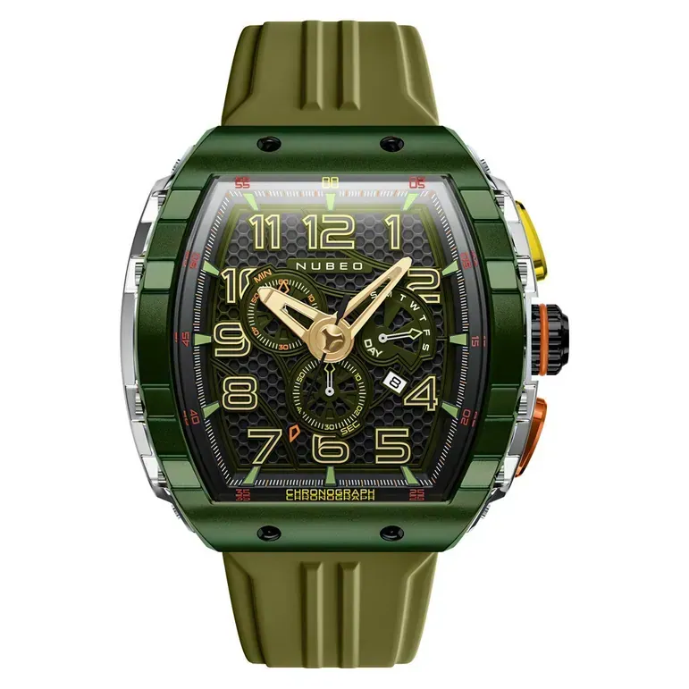 Nubeo Magellan Retrograde Chronograph Oblivion Green #NB-6088-05
