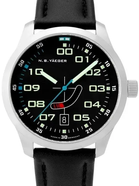 NB Yaeger Swiss Automatic Pilot Watch with Sapphire Crystal #ILS-C1