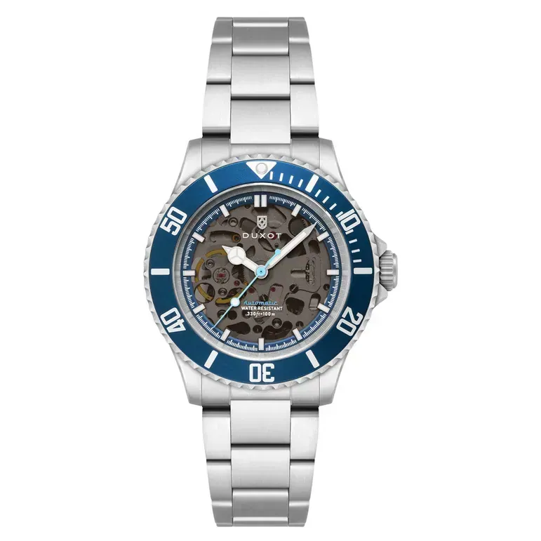 Duxot Atlantica Skeleton Automatic Blue #DX-2067-22