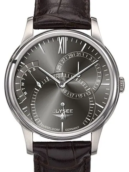 Elysee 44mm Quentin Quartz Dress Watch with Day and Date Dials #24115