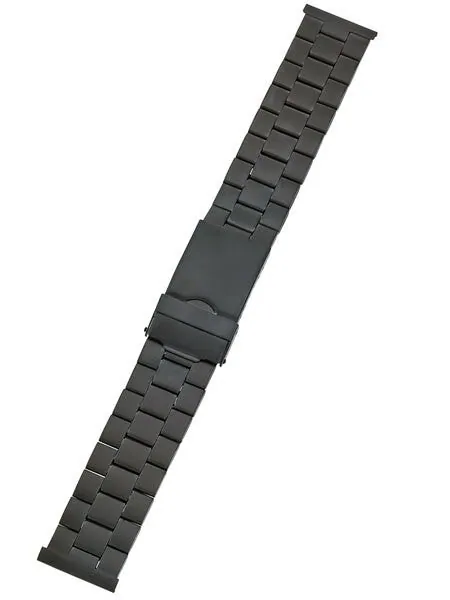 Vollmer Black PVD Bracelet with Deployant Clasp #03380H0 (20mm)