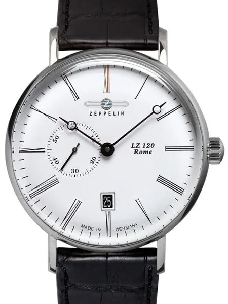 Graf Zeppelin LZ120 Rome Swiss Automatic Watch with Small Seconds and Dome Crystal #7104-1