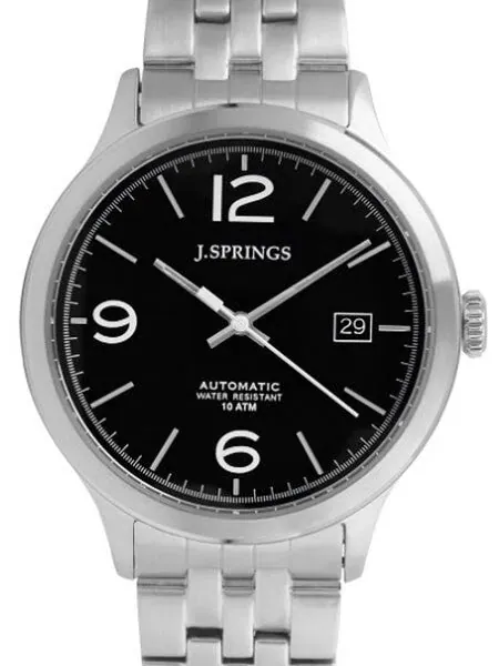 J. Springs Automatic Dress Watch with 42mm Case and Black Dial #BEA016