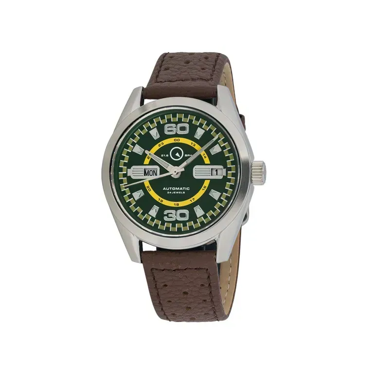 Islander DPA Automatic Watch with Green and Yellow Dial #ISL-137