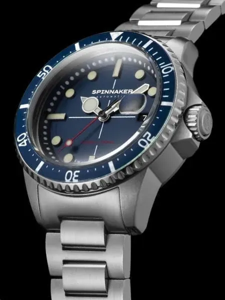 Spinnaker Blue Tesei Mille Metri 1000-Meter Swiss Automatic Dive Watch #SP-5090-22