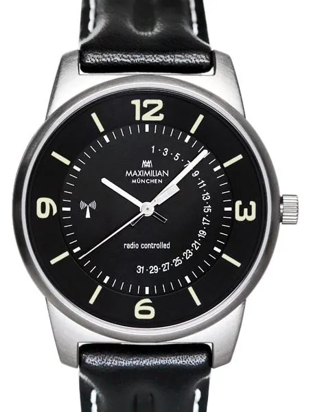 Maximilian Radio Controlled Watch with Push Button Date Display #5010-2