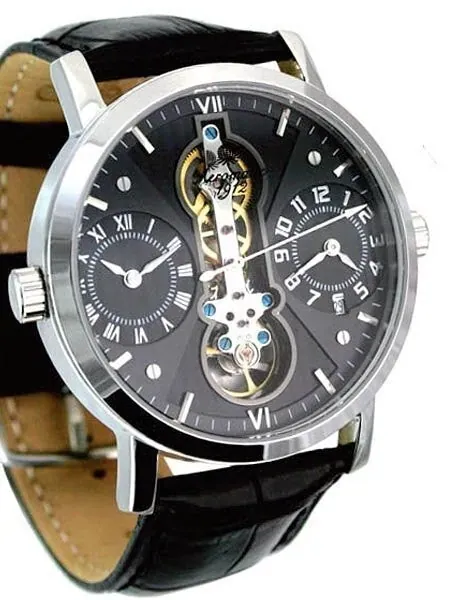 Aeromatic 1912 Semi-Skeleton Watch with Three Movements #A1384