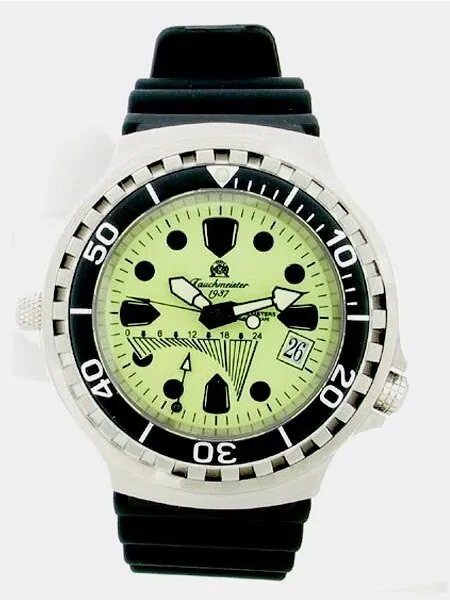 Tauchmeister T0104 XL Dive GMT Watch with Helium Release Valve