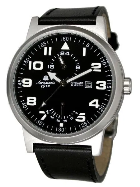 Aeromatic 1912 Automatic Watch with 24-hr Sub Dial and Power Reserve #A1348