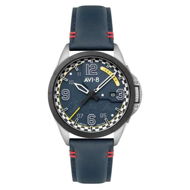 AVI-8 P-51 Mustang Twilight Tear Automatic LE with Twilight Blue Dial #AV-4111-02